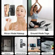 Vacuum magnetic phone holder