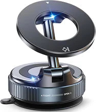 Vacuum magnetic phone holder